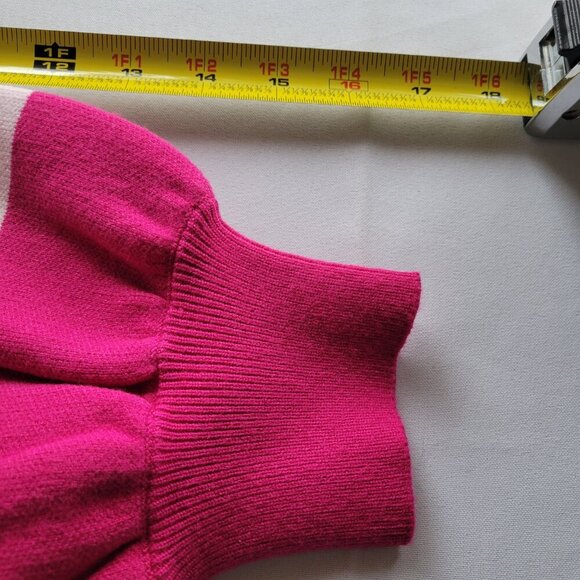 Crown and Ivy Rainbow Striped Relaxed Open Front Sweater/Jacket (Size: M) - Picture 13 of 14